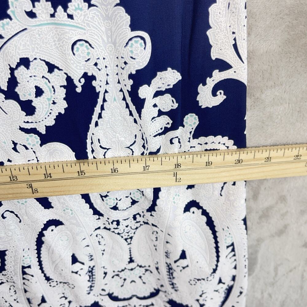 Sandra Darren Paisley Bell Sleeve Shift Dress Size 14 Cottagecore Whimsical - Picture 11 of 12
